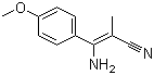 3-Amino-3-(4-methoxyphenyl)-2-methyl-2-propenenitrile Structure,1050392-15-8Structure