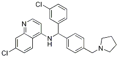 7-Chloro-n-[(3-chlorophenyl)[4-(1-pyrrolidinylmethyl)phenyl]methyl]-4-quinolinamine Structure,1050526-88-9Structure