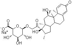 Dexamethasone beta-d-glucuronide sodium salt Structure,105088-08-2Structure