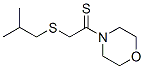 Morpholine, 4-[2-[(2-methylpropyl)thio]-1-thioxoethyl]-(9ci) Structure,105247-16-3Structure