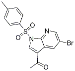 Ethanone, 1-[5-bromo-1-[(4-methylphenyl)sulfonyl]-1h-pyrrolo[2,3-b]pyridin-3-yl]- Structure,1052633-38-1Structure