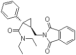 cis-2-[(1,3-Dihydro-1,3-dioxo-2H-isoindol-2-yl)methyl-N,N-diethyl-1-phenylcyclopropanecarboxamide Structure,105310-75-6Structure