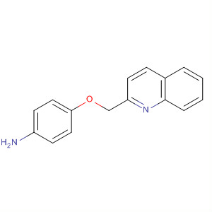 4-(2-Quinolinylmethoxy)benzenamine Structure,105326-95-2Structure