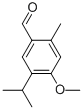 5-Isopropyl-4-methoxy-2-methylbenzaldehyde Structure,105337-42-6Structure