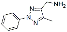 (5-Methyl-2-phenyl-2H-1,2,3-triazol-4-yl)methylamine Structure,105362-45-6Structure