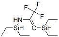 N,O-bis(diethylhydrogensilyl)trifluoroacetamide Structure,105384-38-1Structure