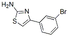 4-(3-Bromo-phenyl)thiazol-2-ylamine Structure,105512-81-0Structure