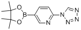 5-(4,4,5,5-Tetramethyl-1,3,2-dioxaborolan-2-yl)-2-(1h-tetrazol-1-yl)-pyridine Structure,1056039-90-7Structure