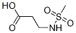 N-(methylsulfonyl)-beta-alanine Structure,105611-92-5Structure