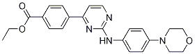 Ethyl 4-(2-(4-morpholinophenylamino)pyrimidin-4-yl)benzoate Structure,1056634-62-8Structure