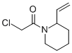 Piperidine, 1-(chloroacetyl)-2-ethenyl-(9ci) Structure,105706-81-8Structure