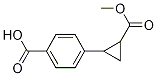 4-(2-(Methoxycarbonyl)cyclopropyl)benzoic acid Structure,1057107-39-7Structure