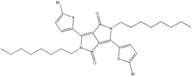 2,5-Di(2-ethylhexyl)-3,6-bis(5-bromothiophen-2-yl)pyrrolo[3,4-c]pyrrole-1,4-dione Structure,1057401-13-4Structure