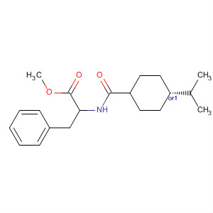 D-phenylalanine, n-[[trans-4-(1-methylethyl)cyclohexyl]carbonyl]-, methylester Structure,105746-47-2Structure