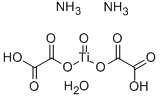 Ammonium bis(oxalato)oxotitanate(IV) Structure,10580-03-7Structure