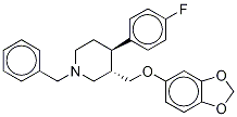 (3S,4r)-3-[(1,3-benzodioxol-5-yloxy)methyl]-1-benzyl-4-(4-fluorophenyl)piperidine Structure,105813-14-7Structure