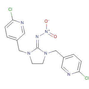 1,3-Bis[(6-chloro-3-pyridinyl)methyl]-n-nitro-2-imidazolidinimine Structure,105828-41-9Structure