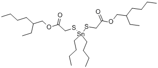 4,4-Dibutyl-10-ethyl-7-oxo-8-oxa-3,5-dithia-4-stannatetradecanoicacid 2-ethylhexyl ester Structure,10584-98-2Structure