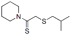 Piperidine, 1-[2-[(2-methylpropyl)thio]-1-thioxoethyl]-(9ci) Structure,105877-84-7Structure