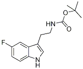 [2-(5-Fluoro-1h-indol-3-yl)-ethyl]-carbamic acid tert-butyl ester Structure,1059175-54-0Structure