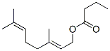 Geranyl butyrate Structure,106-29-6Structure