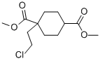 1-(2-Chloroethyl)cyclohexane-1,4-dicarboxylic acid dimethyl ester Structure,106004-06-2Structure