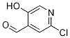 2-Chloro-5-hydroxyisonicotinaldehyde Structure,1060804-53-6Structure