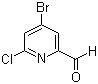 4-Bromo-6-chloropicolinaldehyde Structure,1060811-63-3Structure