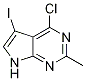 4-Chloro-5-iodo-2-methyl-7h-pyrrolo[2,3-d]pyrimidine Structure,1060815-92-0Structure