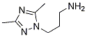 [3-(3,5-Dimethyl-1H-1,2,4-triazol-1-yl)propyl]amine Structure,1060817-15-3Structure