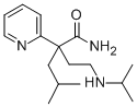 4-Methyl-2-[2-(propan-2-ylamino)ethyl]-2-pyridin-2-ylpentanamide Structure,106132-93-8Structure