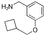 (3-(Cyclobutylmethoxy)phenyl)methanamine Structure,1061650-69-8Structure