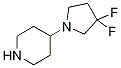 4-(3,3-Difluoropyrrolidin-1-yl)piperidine Structure,1061682-67-4Structure