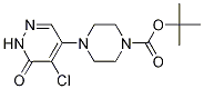 Tert-butyl 4-(5-chloro-6-oxo-1,6-dihydropyridazin-4-yl)piperazine-1-carboxylate Structure,1062118-80-2Structure