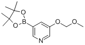 5-(Methoxymethoxy)pyridine-3-boronic acid pinacol ester Structure,1062205-66-6Structure