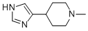 4-(1H-imidazol-5-yl)-1-methylpiperidine Structure,106243-44-1Structure