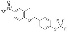 2-(4-Trifluoromethylthiobenzoxy)-5-nitrotoluene Structure,106310-21-8Structure