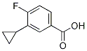 3-Cyclopropyl-4-fluorobenzoic acid Structure,1063733-86-7Structure