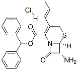 7-Amino-8-oxo-3-(cis-prop-1-enyl)-5-thia-1-azabicyclo[4.2.0]oct-2-ene-2-carboxylic acid diphenylmethyl ester hydrochloride Structure,106447-41-0Structure