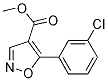 Methyl 5-(3-chlorophenyl)isoxazole-4-carboxylate Structure,1065074-27-2Structure