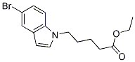 Ethyl 5-(5-bromo-1h-indol-1-yl)pentanoate Structure,1065074-72-7Structure