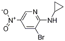 3-Bromo-N-cyclopropyl-5-nitropyridin-2-amine Structure,1065074-85-2Structure