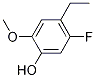 4-Ethyl-5-fluoro-2-methoxyphenol Structure,1065076-45-0Structure