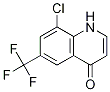 8-Chloro-6-trifluoromethyl-1h-quinolin-4-one Structure,1065092-49-0Structure