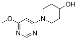 1-(6-Methoxy-pyrimidin-4-yl)-piperidin-4-ol Structure,1065484-27-6Structure