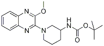 [1-(3-Methoxy-quinoxalin-2-yl)-piperidin-3-yl]-carbamic acid tert-butyl ester Structure,1065484-43-6Structure