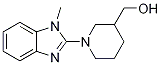 [1-(1-Methyl-1h-benzoimidazol-2-yl)-piperidin-3-yl]-methanol Structure,1065484-46-9Structure