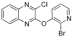 2-(2-Bromo-pyridin-3-yloxy)-3-chloro-quinoxaline Structure,1065484-71-0Structure