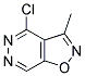 Isoxazolo[4,5-d]pyridazine, 4-chloro-3-methyl-(9ci) Structure,106584-75-2Structure