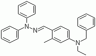 2-Methyl-4-(N-ethyl-N-benzyl)aminobenzoaldehyde-1,1-diphenylhydrazone Structure,106618-38-6Structure